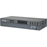 19" 24 port Gigabit Ethernet modular switch managed 100-24