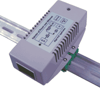 POE Plus Power over Gigabit Ethernet injector 35W DIN rail