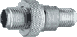 Fiber optic adapter multimode FSMA / FSMA