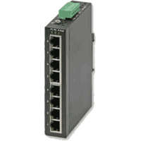 Industrial Fast Ethernet Switch 8x 10/100Base-TX -40..+75°C