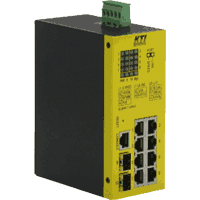 09611064  24V Industrial Gigabit Ethernet PoE switch 8x 1000Base-T 2x SFP 