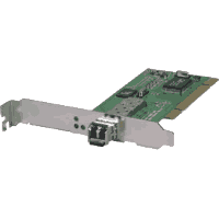 PCI Gigabit Ethernet fiber optic adapter 1000Base-SX LC