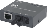 Fast Ethernet mini media converter multimode ST / BFOC 2km