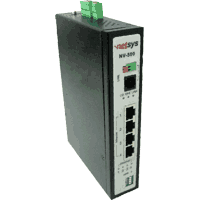 Industrial VDSL2 bridge/converter 4x Fast Ethernet 1x RJ11 VDSL