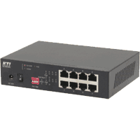 8 Port Gigabit PoE PSE Switch mit 4x IEEE 802.3at High PoE