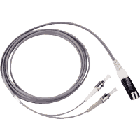 Fiber optic duplex patch cord ST/VF45 monomode 9/125µm 3,00m