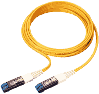 Fiber optic duplex patch cord VF45/VF45 monomode 2,00 m