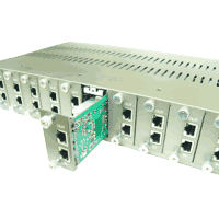 Gigabit Ethernet high PoE injector module