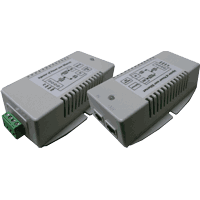 GbE PoE injector DC IN, OUT:IEEE 802.3at 35W EN-60945 EN-50155