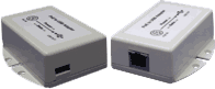 Gigabit NIC PoE PD IEEE 802.3af to USB 3.0 type A socket 12W