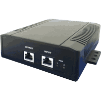 Industrial Gigabit Ethernet PoE injector IEEE 802.3bt 90W 5G