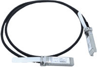 10GbE SFP+ cable for direct connection of two 10Gigabit SFP+ ports. Supports data rates of 1 Gbps up to 10.5 Gbps, hot-pluggable, metal case, 3.3V, SFF-8472 Rev.11.1, SFP+ MSA: SFF-8431 Ref.4.1