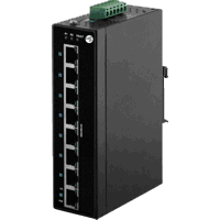 Industrial Gigabit E-Mark switch IN:24V 8x PoE IEEE 802.3at 30W