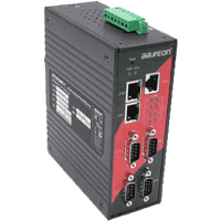 4 port device Server RS232/422/485 2x Fast Ethernet redundant