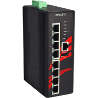 Industrial Gigabit Ethernet switch 8x RJ-45 high PoE managed