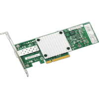 10 Gigabit Ethernet SFP+ Server adapter for high performance connection of servers in data Center environments, designed on maximum throughput and minmimum latency. Features: PCI-SIG SR-IOV, FCoE, CEE, iSCSI, IPsec offload, PCIe v2.0 5GT/s, Load balancing on multiple CPUs, Time Sync IEEE 1588, 802.1as, VMDq1 (64 queues per port), Virtual Machine Load Balancing (VLMB), VLAN support with VLAN tag insertion, stripping and packet filtering for up to 4096 VLAN tags, PXE, SNMP, RMON, Watchdog Timer. Low Profile bracket included in delivery.
