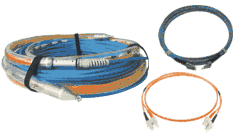 fiber optic cable, pre terminated patchcords, breakout cable, loose tube cable, indoor and outdoor, OM1 OM2 OM3 OM4 OS2 PC UPC APC POF HCS